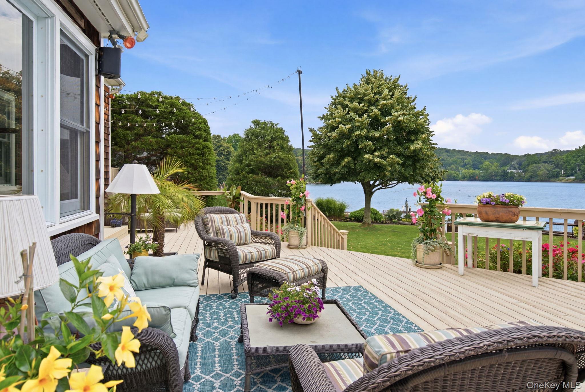33 Prospect Road Centerport, NY 11721 - Photo 42 of 48 Plenty of room on the deck for outdoor seating.