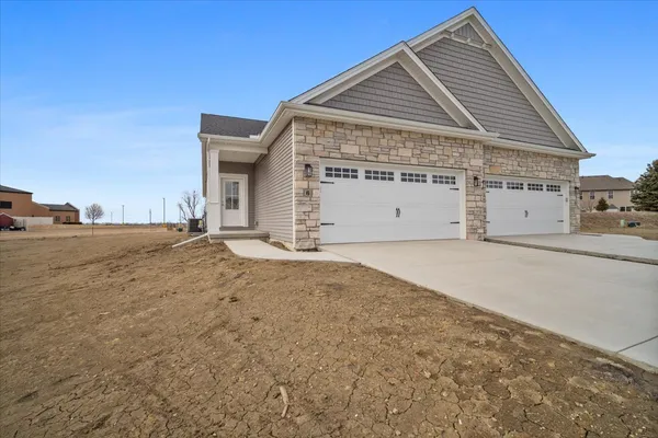 a view of a house with a outdoor space