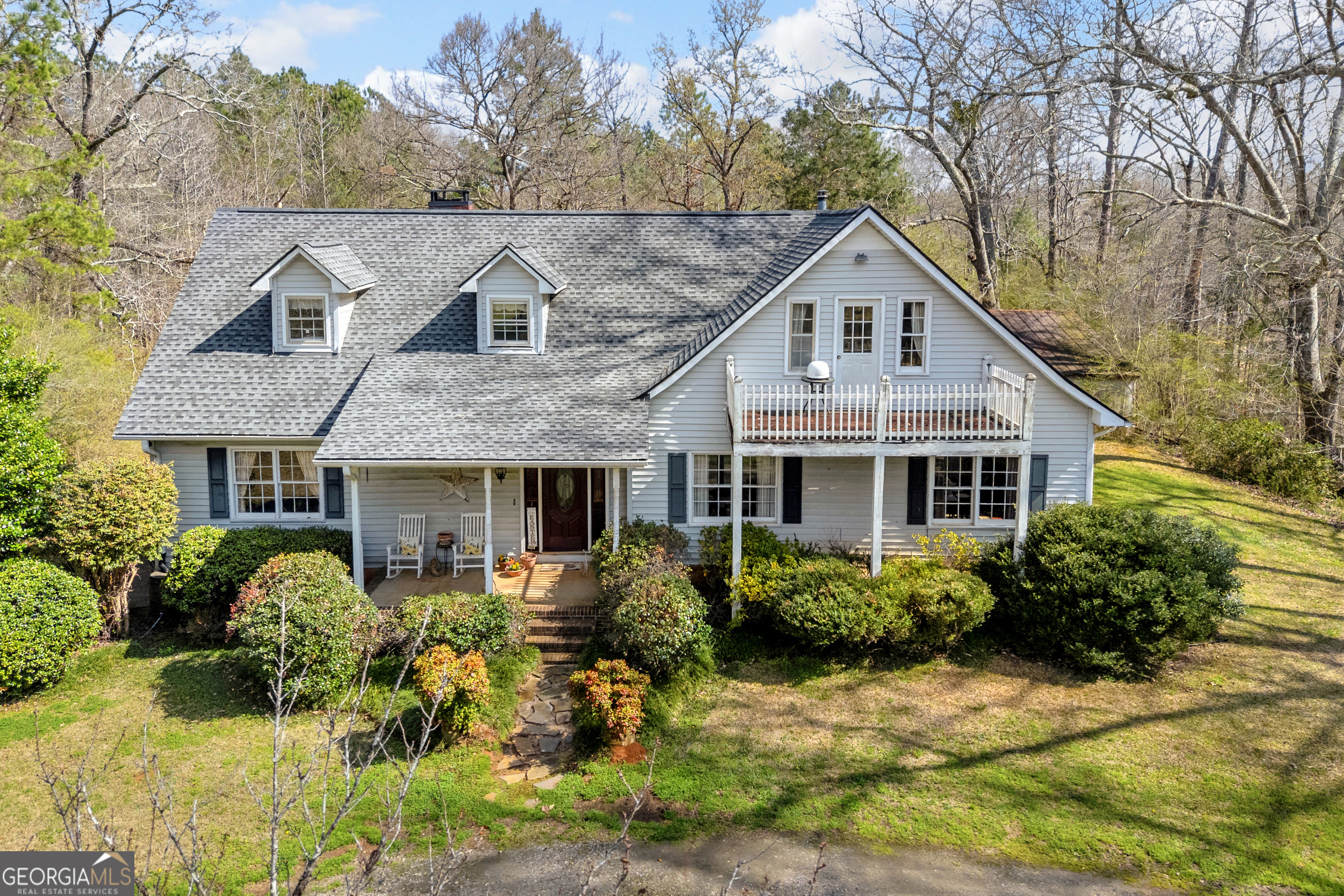 1640 Wire Bridge Road Watkinsville, GA 30677 - Photo 3 of 74 a front view of house with yard and trees around