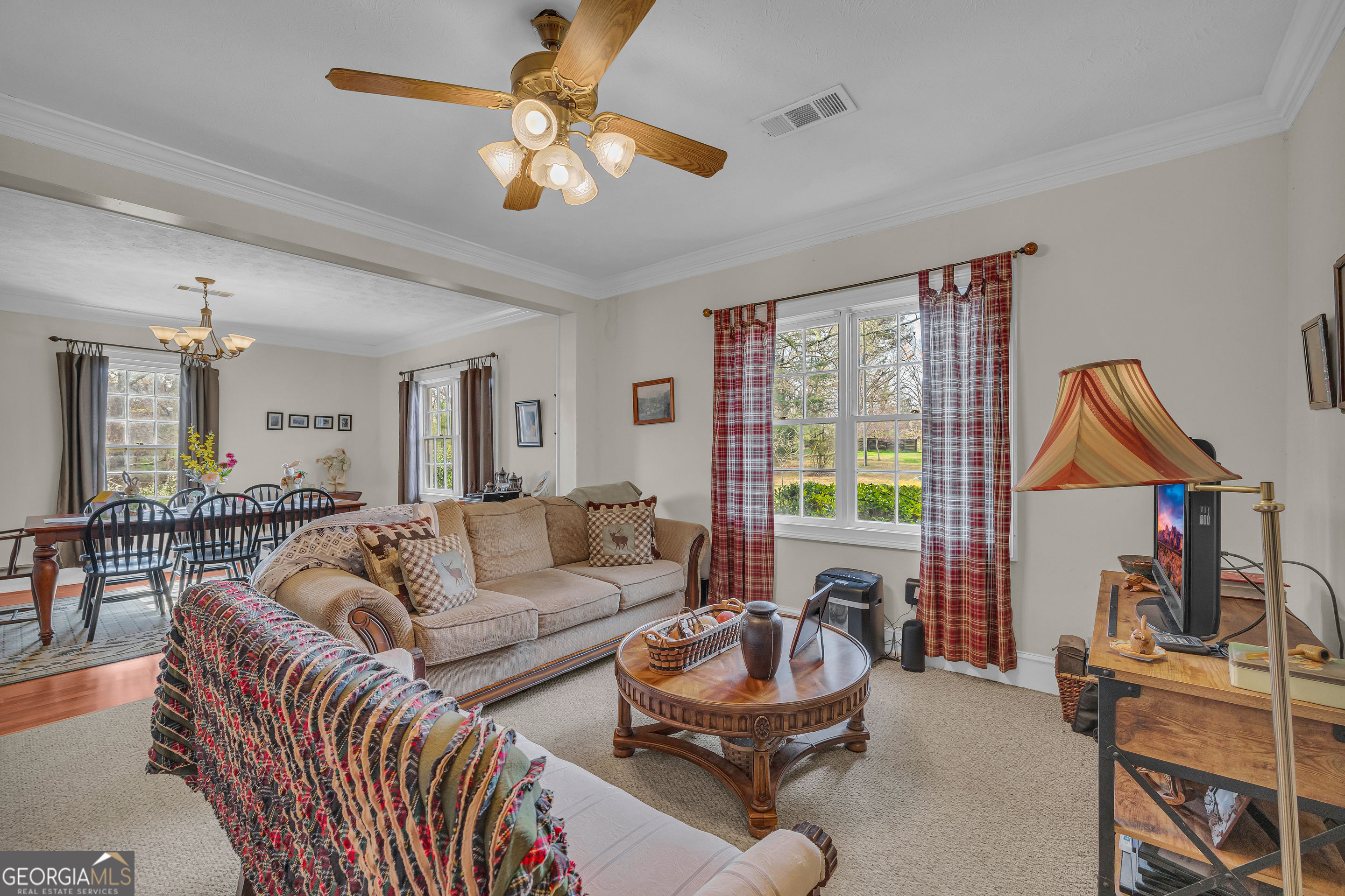 1640 Wire Bridge Road Watkinsville, GA 30677 - Photo 7 of 74 a living room with furniture and a large window