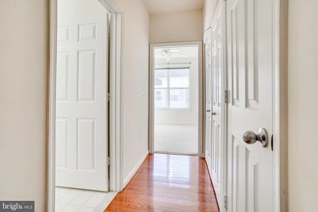 a view of small space with empty racks