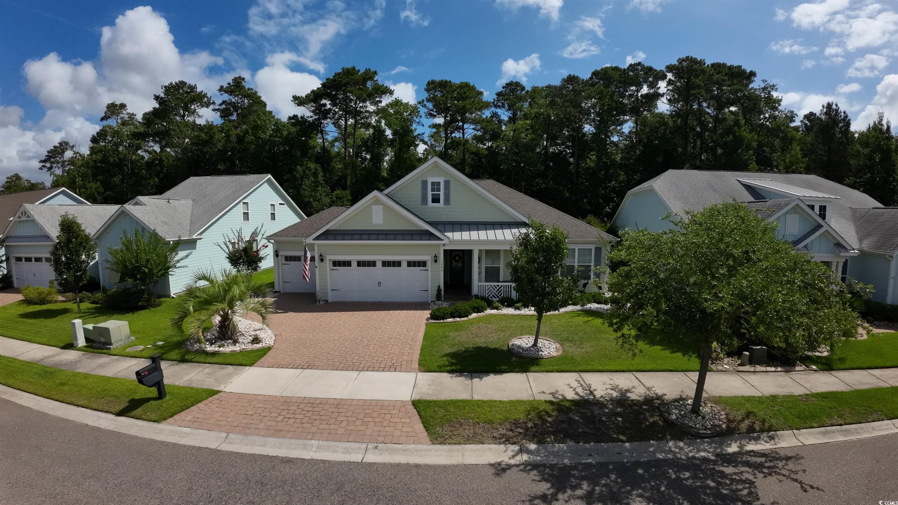 1592 Buckingham Avenue Myrtle Beach, SC 29577 - Photo 32 of 37 View of front facade featuring a front lawn