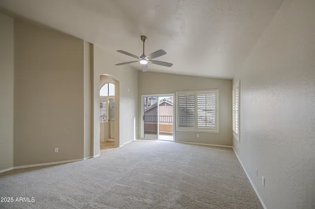 a view of an empty room