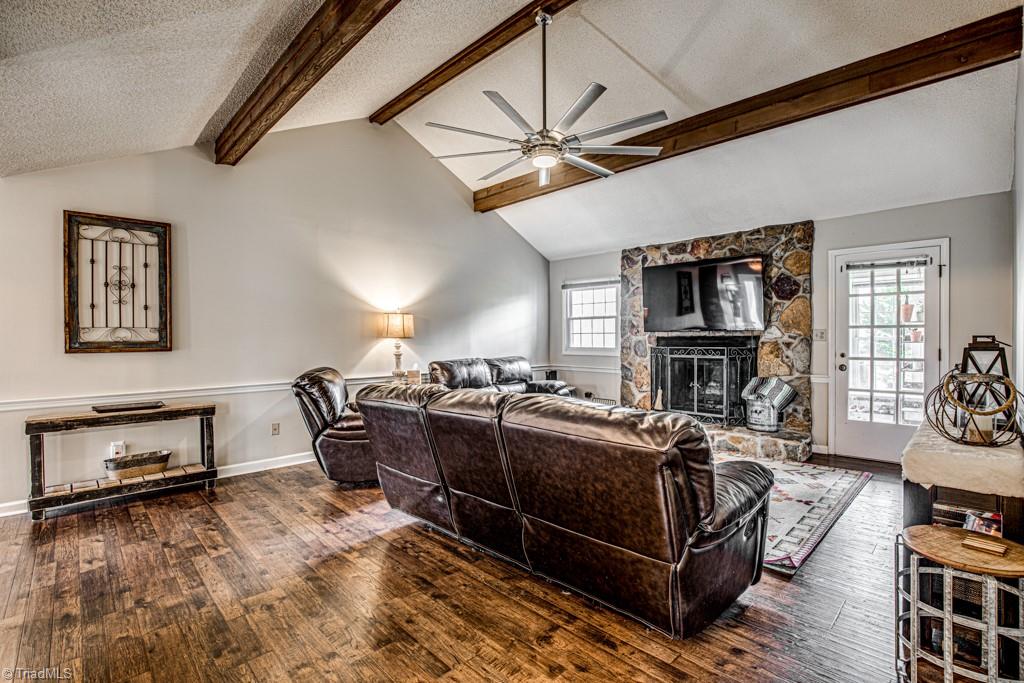 261 Brittany Road Rural Hall, NC 27045 - Photo 12 of 43 Living Room - French door to sunroom