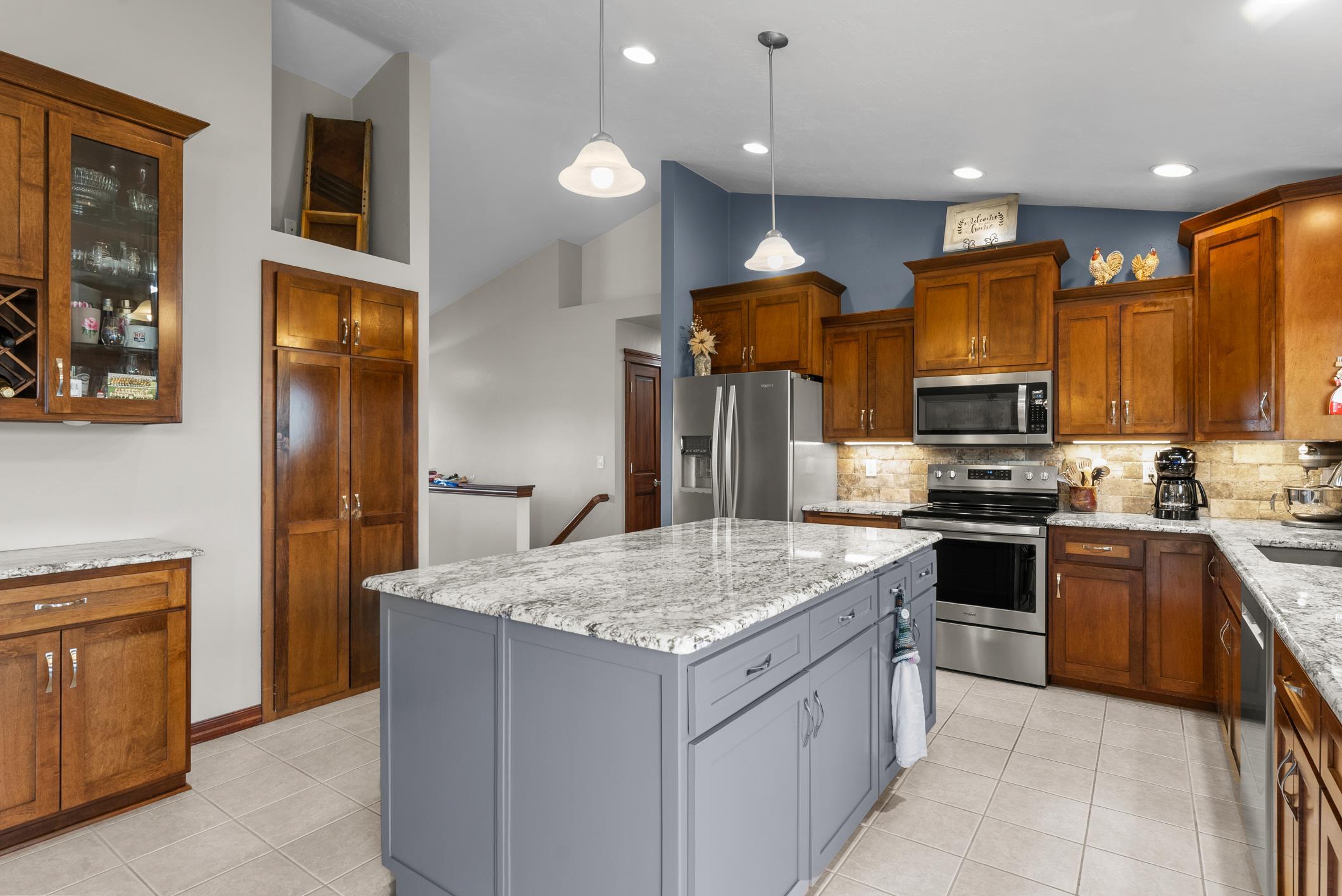 1842 Turquoise Trail Bellevue, WI 54311 - Photo 3 of 43 Custom cabinets with many pullouts.