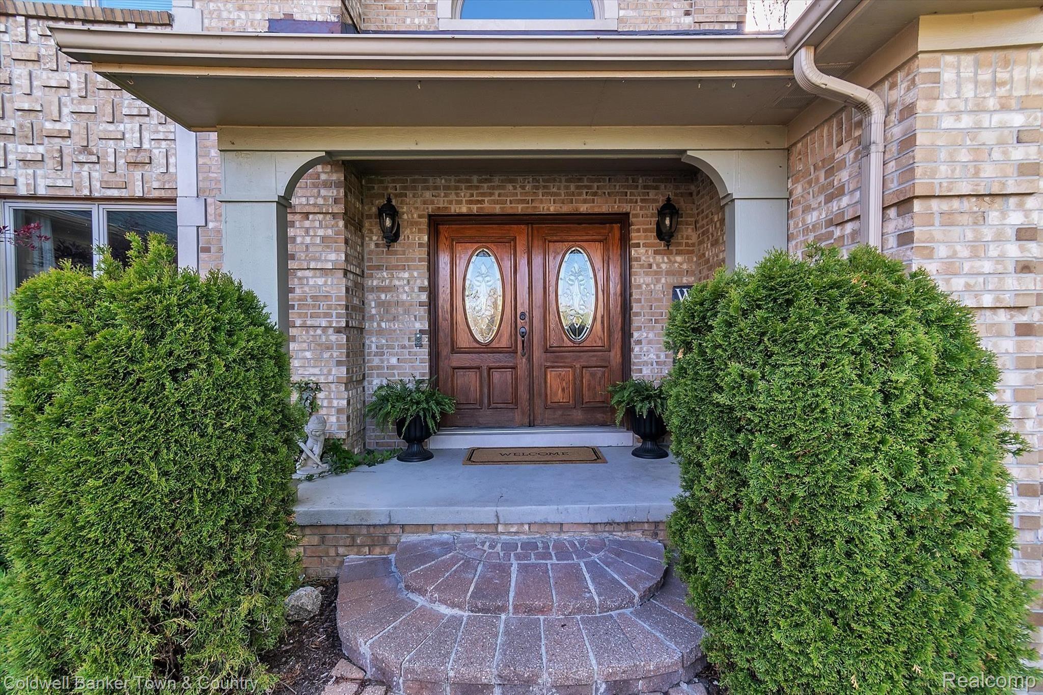4233 Augusta Court Howell, MI 48843 - Photo 5 of 49 Gorgeous Solid Wood Double Front Door!!