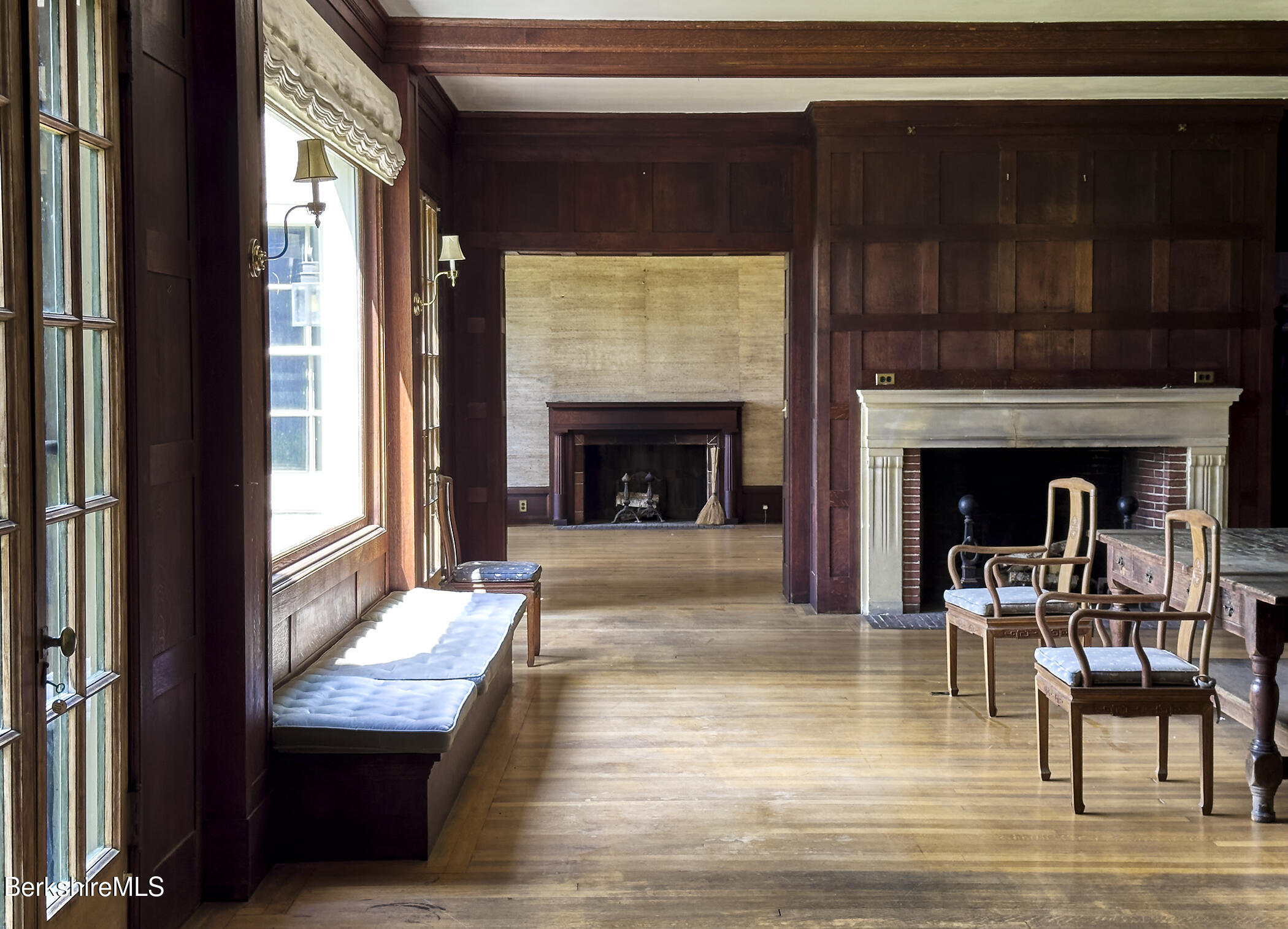 319 Under Mountain Road Lenox, MA 01240 - Photo 14 of 57 a living room with furniture and a fireplace