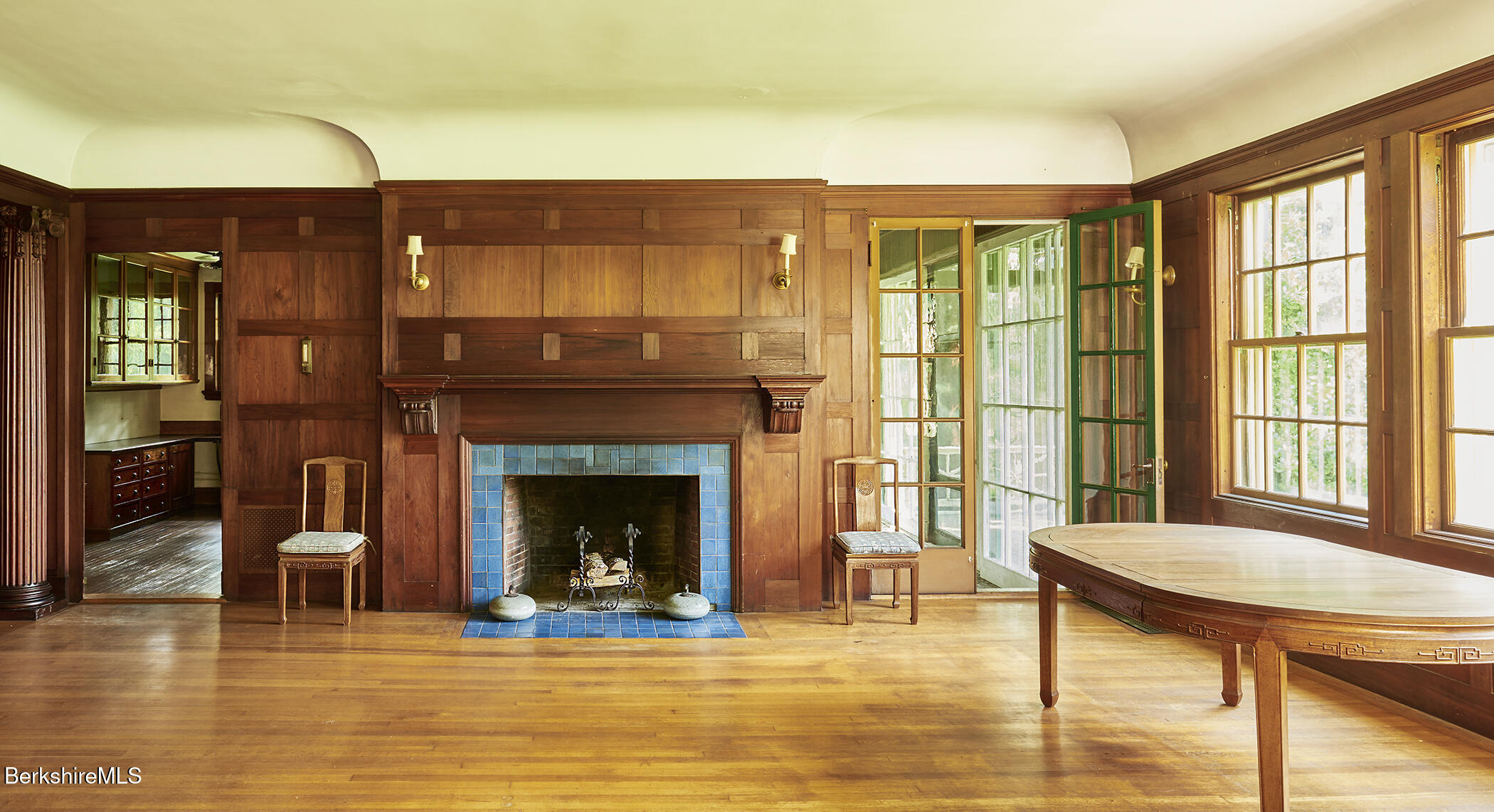 319 Under Mountain Road Lenox, MA 01240 - Photo 22 of 57 a living room with furniture and a fireplace