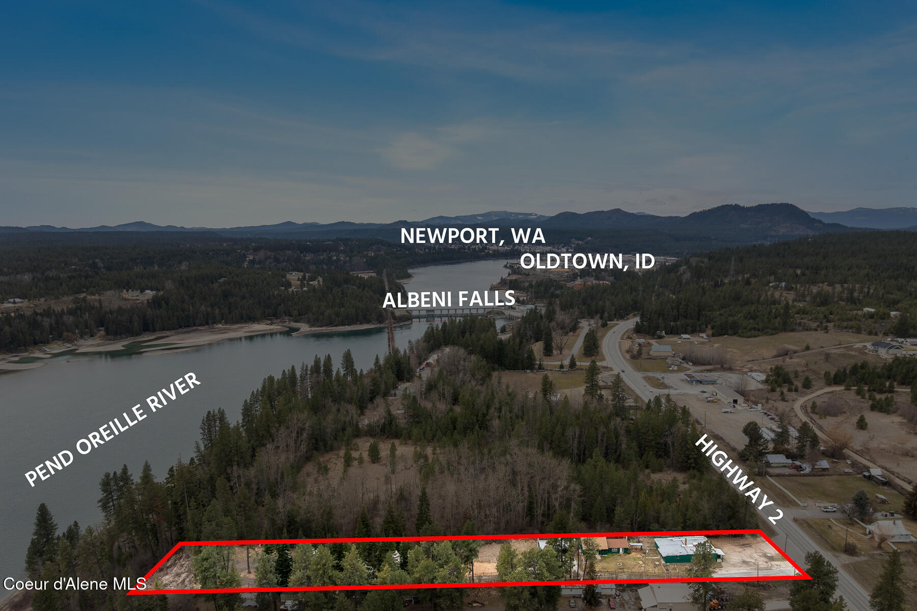 2630 Highway 2 Oldtown, ID 83822 - Photo 43 of 46 Aerial_2630EHwy2-14_Labeled