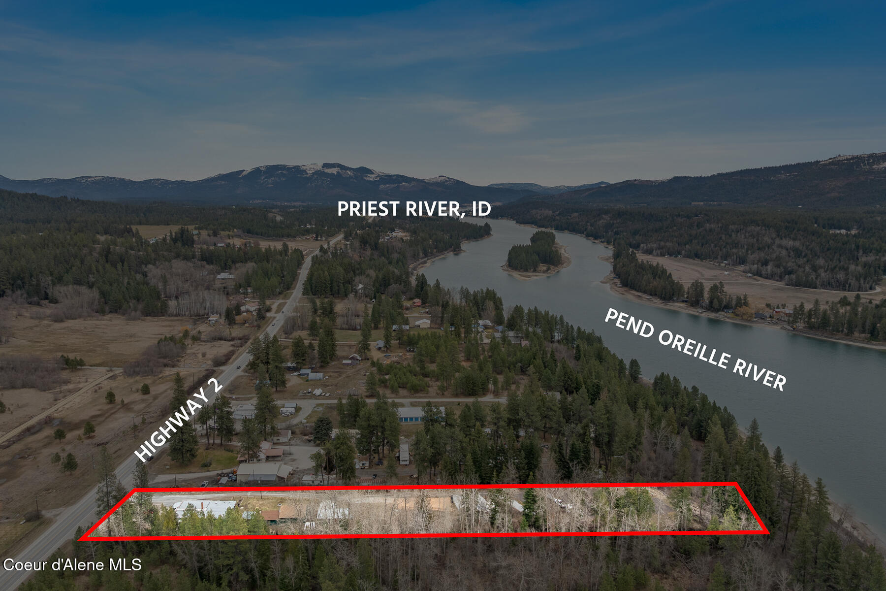 2630 Highway 2 Oldtown, ID 83822 - Photo 45 of 46 Aerial_2630EHwy2-15_Labeled
