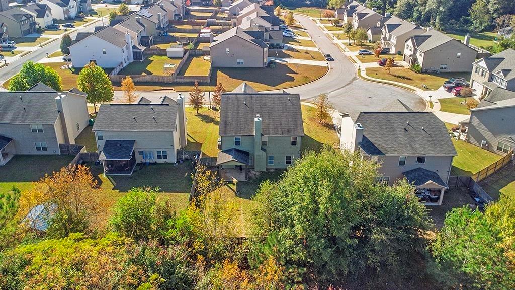 184 Amelia Drive Byron, GA 31008 - Photo 37 of 43 an aerial view of residential houses with yard