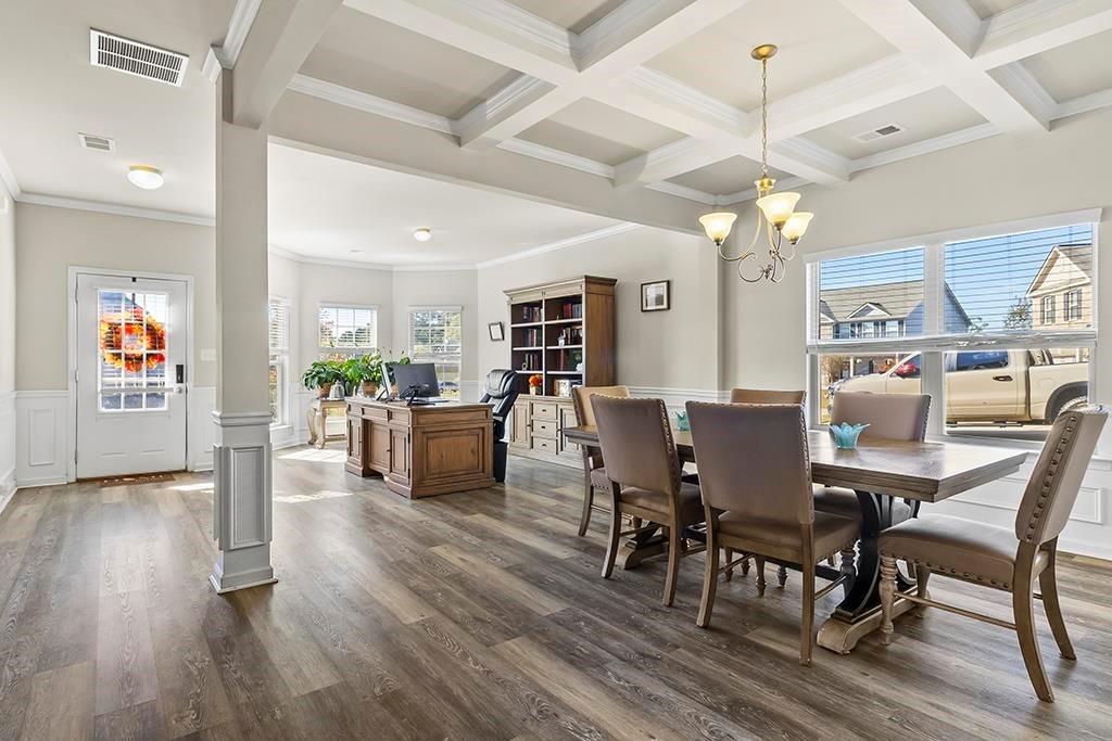184 Amelia Drive Byron, GA 31008 - Photo 4 of 43 a view of a dining room with furniture window and wooden floor