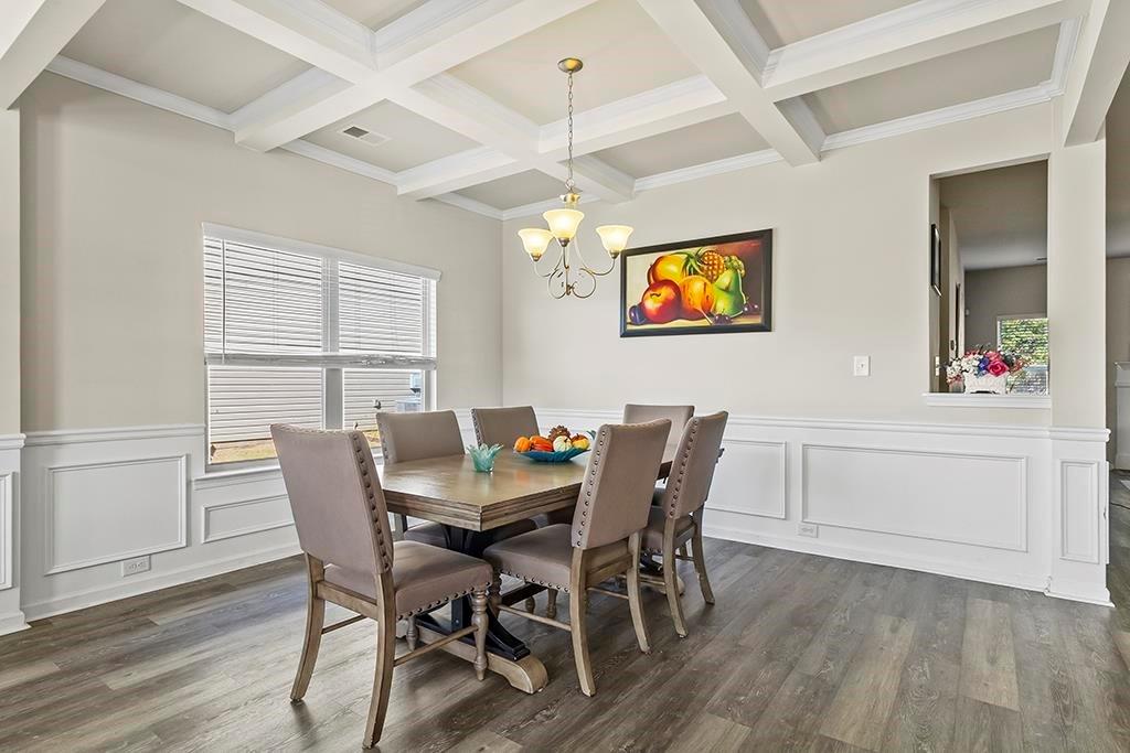 184 Amelia Drive Byron, GA 31008 - Photo 5 of 43 a view of a dining room with furniture window and wooden floor