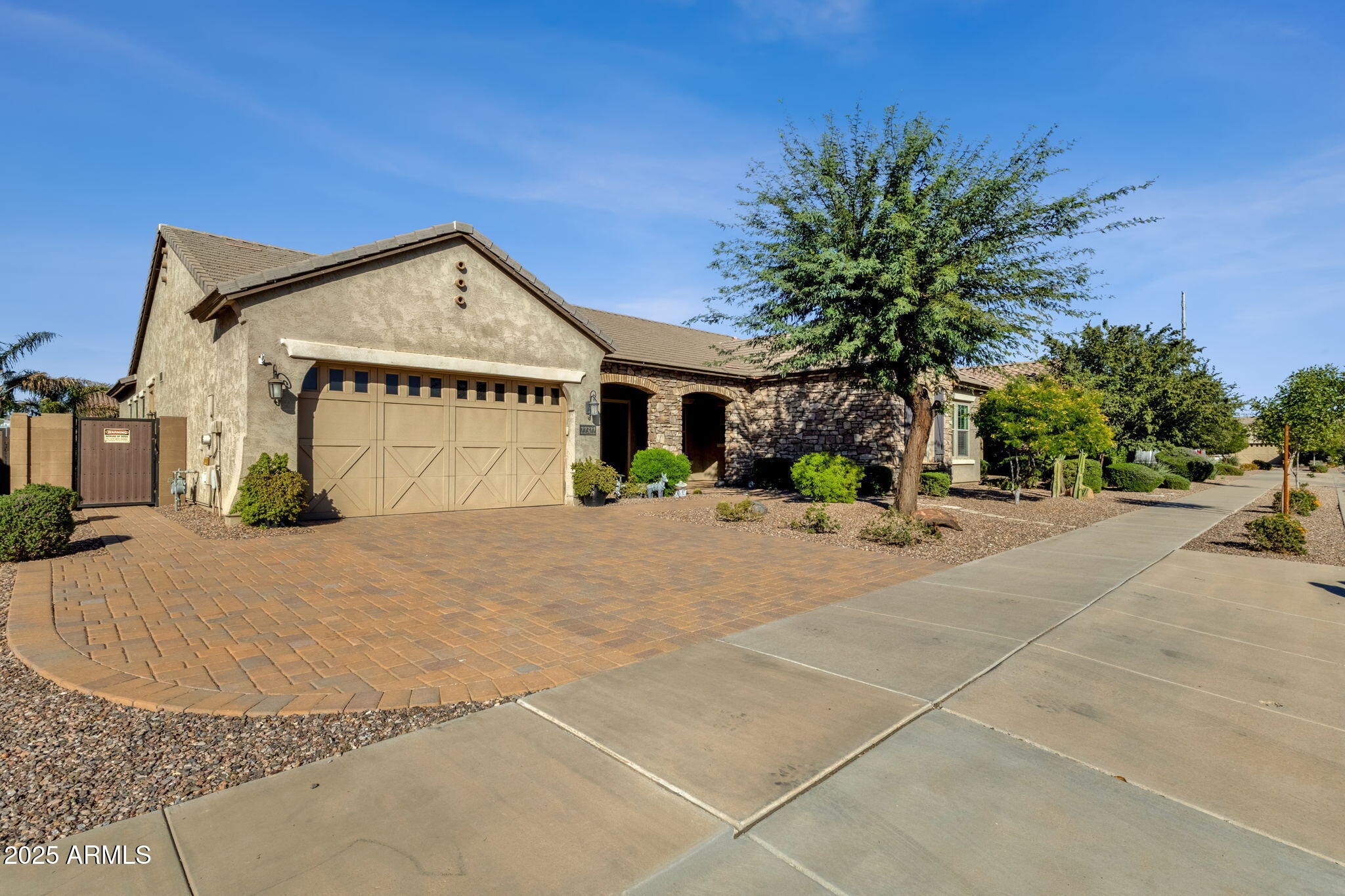 22322 East Rosa Road Queen Creek, AZ 85142 - Photo 3 of 83 a view of a house with a yard and potted plants