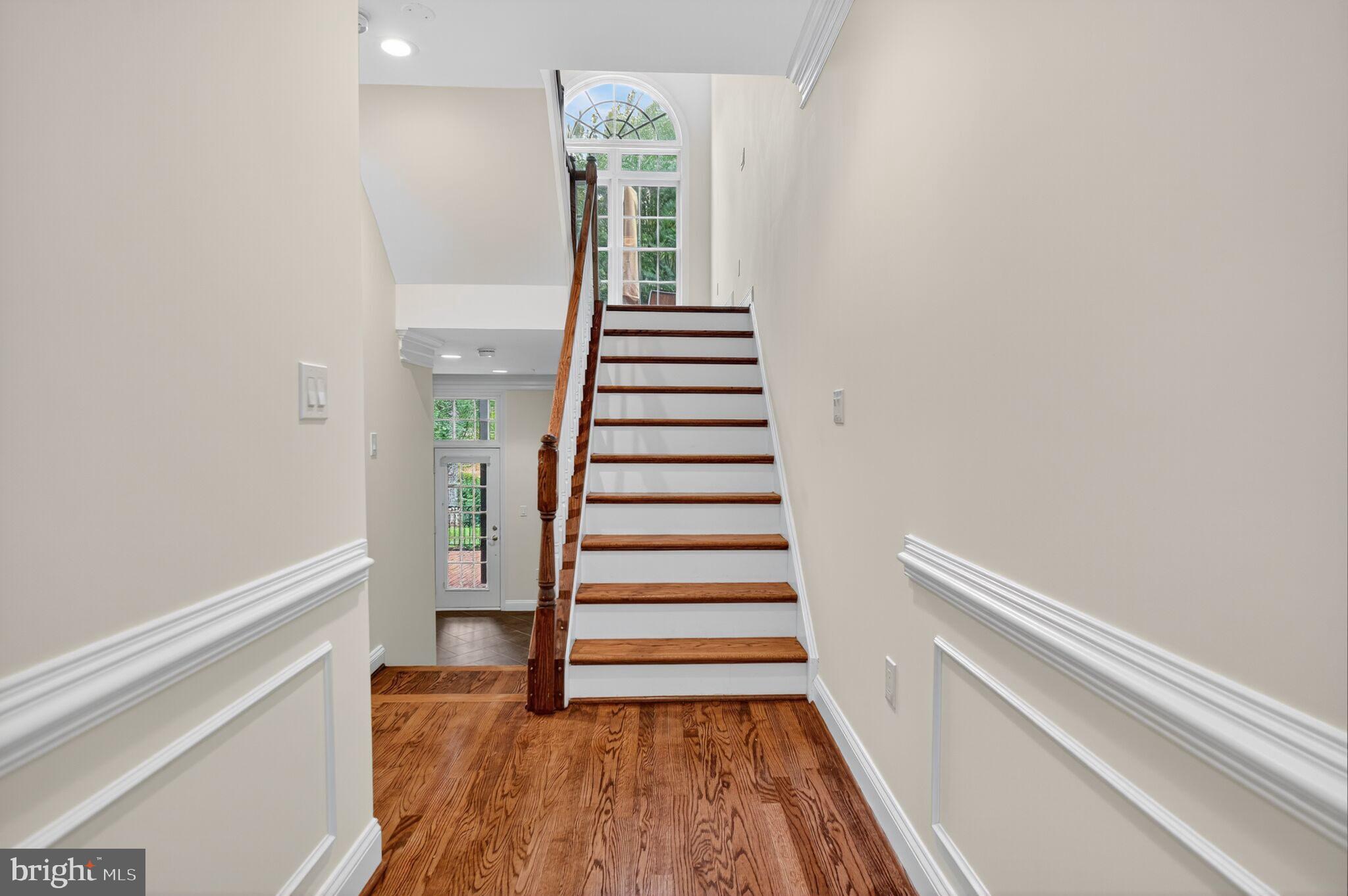 4015 Mansion Drive Northwest Washington, DC 20007 - Photo 2 of 34 a view of entryway with wooden floor