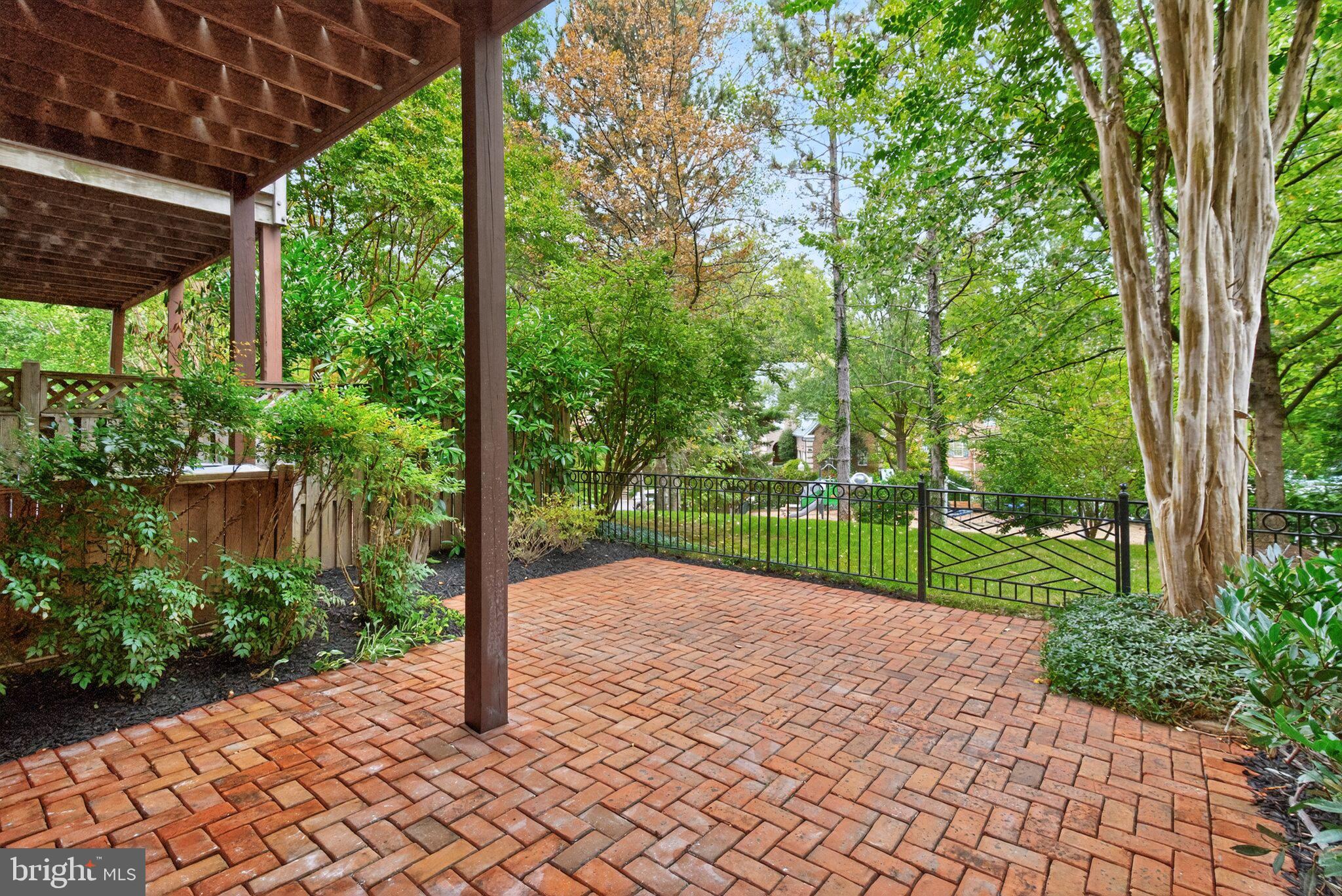 4015 Mansion Drive Northwest Washington, DC 20007 - Photo 29 of 34 a view of a garden with pathway