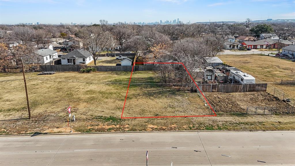 2706 Jeff Court Dallas, TX 75212 - Photo 1 of 1 Aerial view of residential area featuring property boundaries highlighted