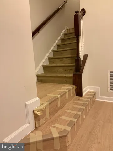 a view of wooden floor