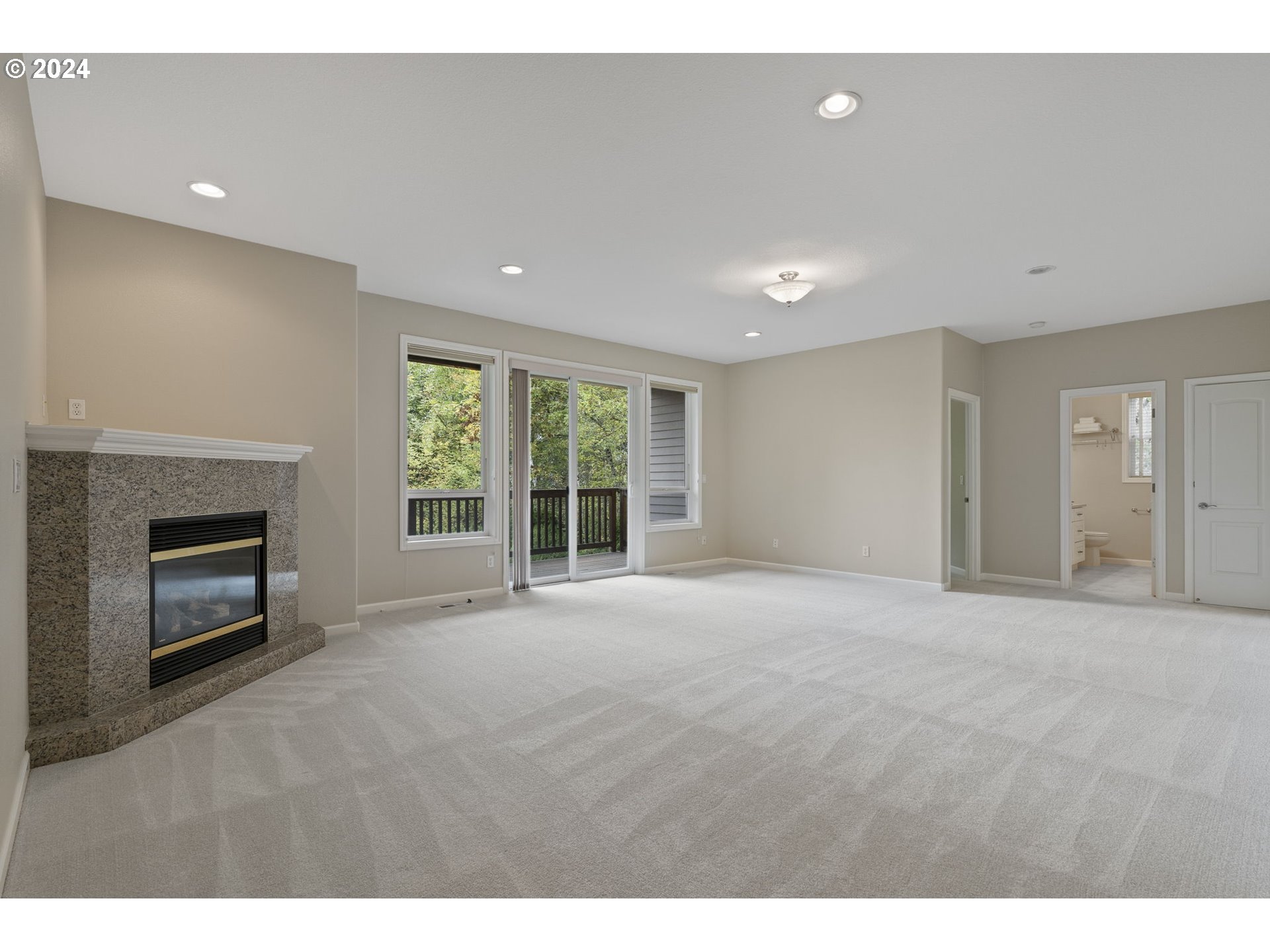 2250 Crestview Drive West Linn, OR 97068 - Photo 30 of 48 a view of an empty room with a fireplace