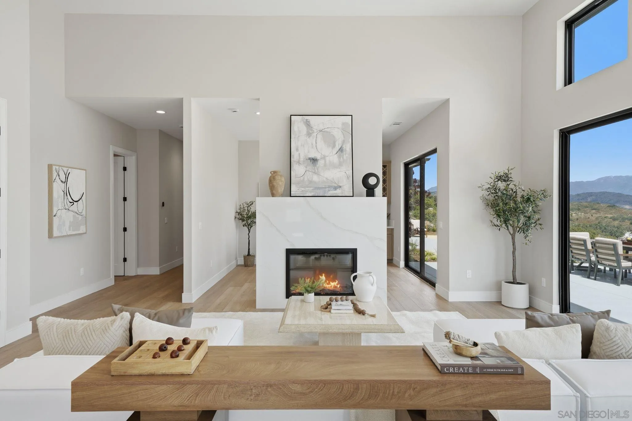 3916 Citrus Drive Fallbrook, CA 92028 - Photo 10 of 72 a living room with furniture and a fireplace