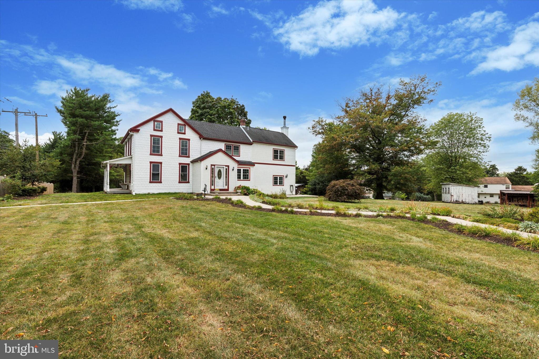 View from the driveway