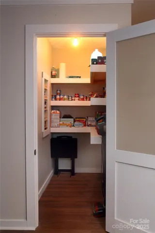 a view of a balcony with an outdoor space