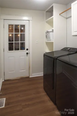 a view of a storage & utility room