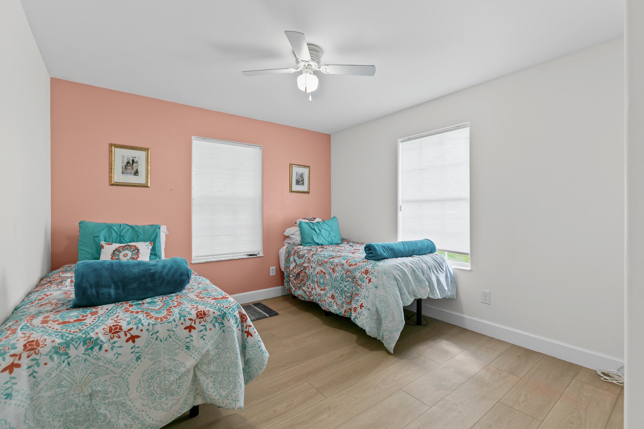 11511 Mandarin Road Jacksonville, FL 32223 - Photo 15 of 41 Bedroom featuring light wood-style flooring and a ceiling fan
