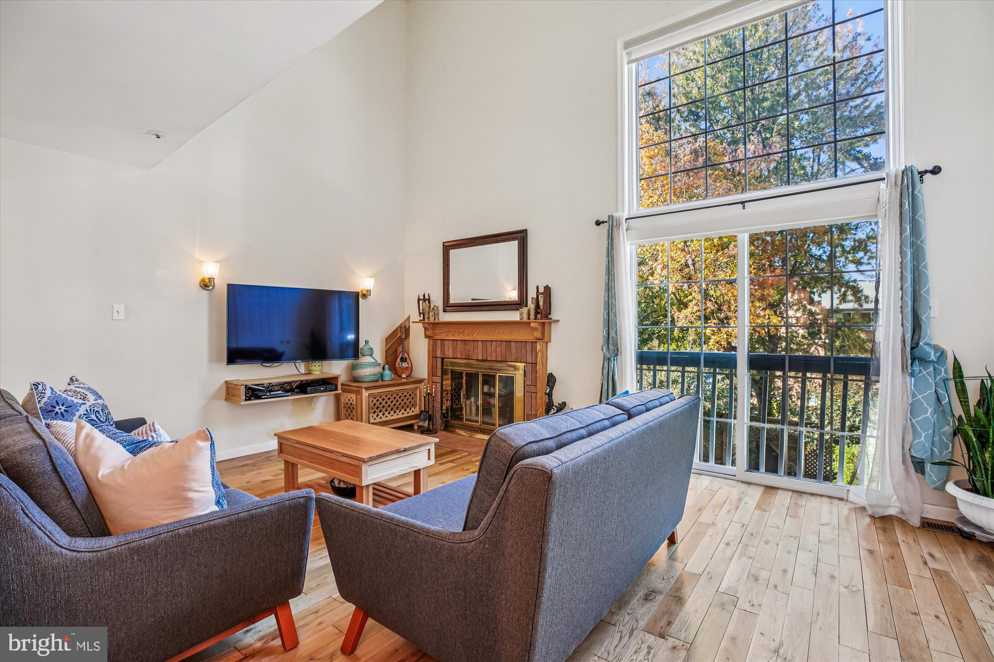 30 Spring Street Gaithersburg, MD 20877 - Photo 3 of 41 Family Room with Wood Burning Fireplace