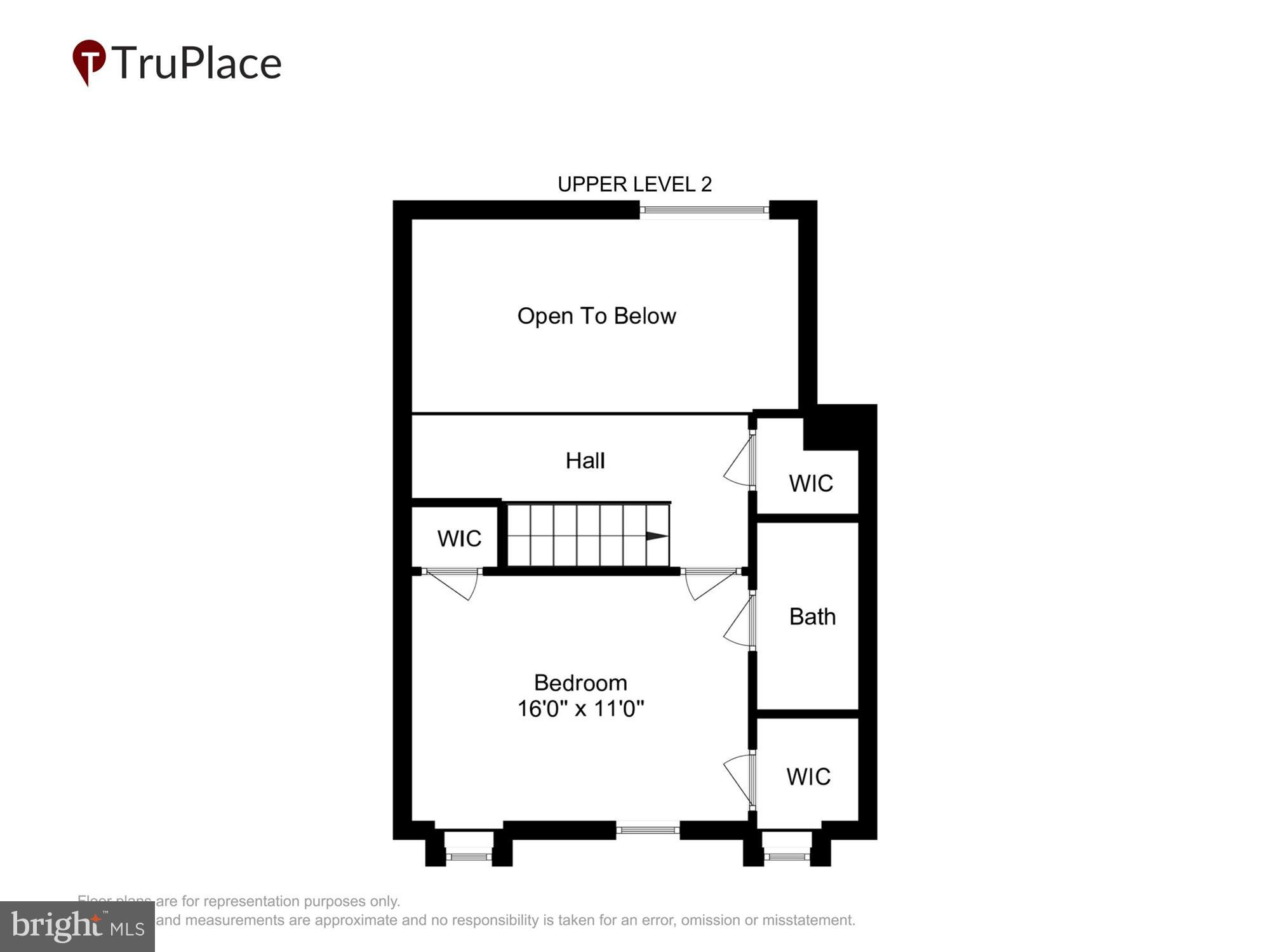 30 Spring Street Gaithersburg, MD 20877 - Photo 40 of 41 Upper Level 2 (Labels & Measurements)