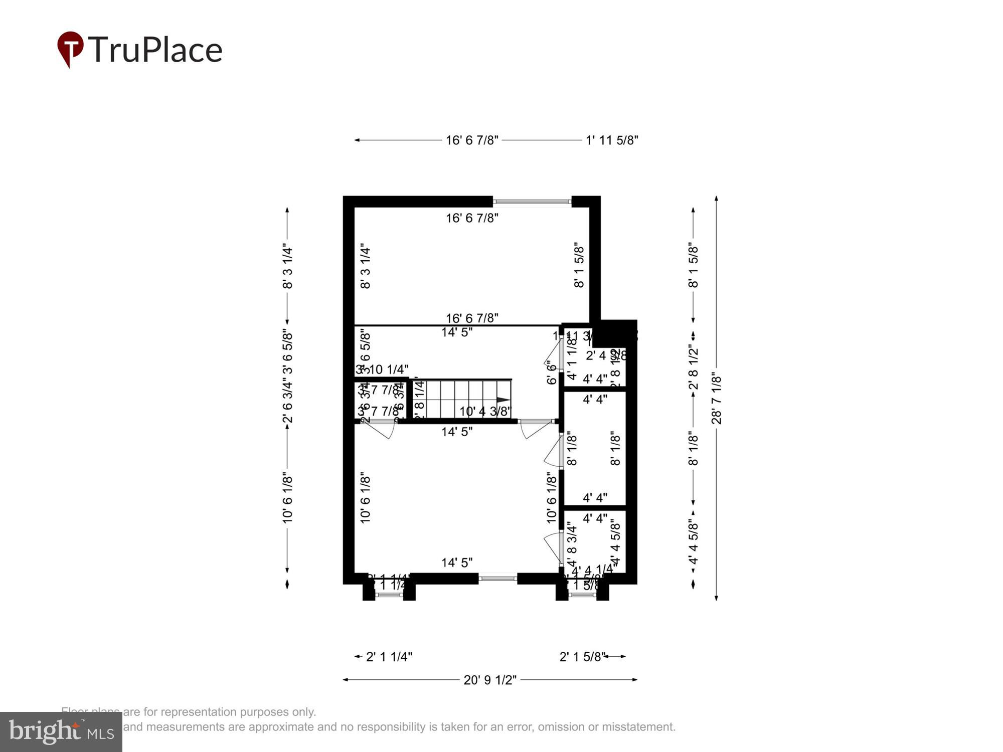 30 Spring Street Gaithersburg, MD 20877 - Photo 41 of 41 Upper Level 2 (Dimension)