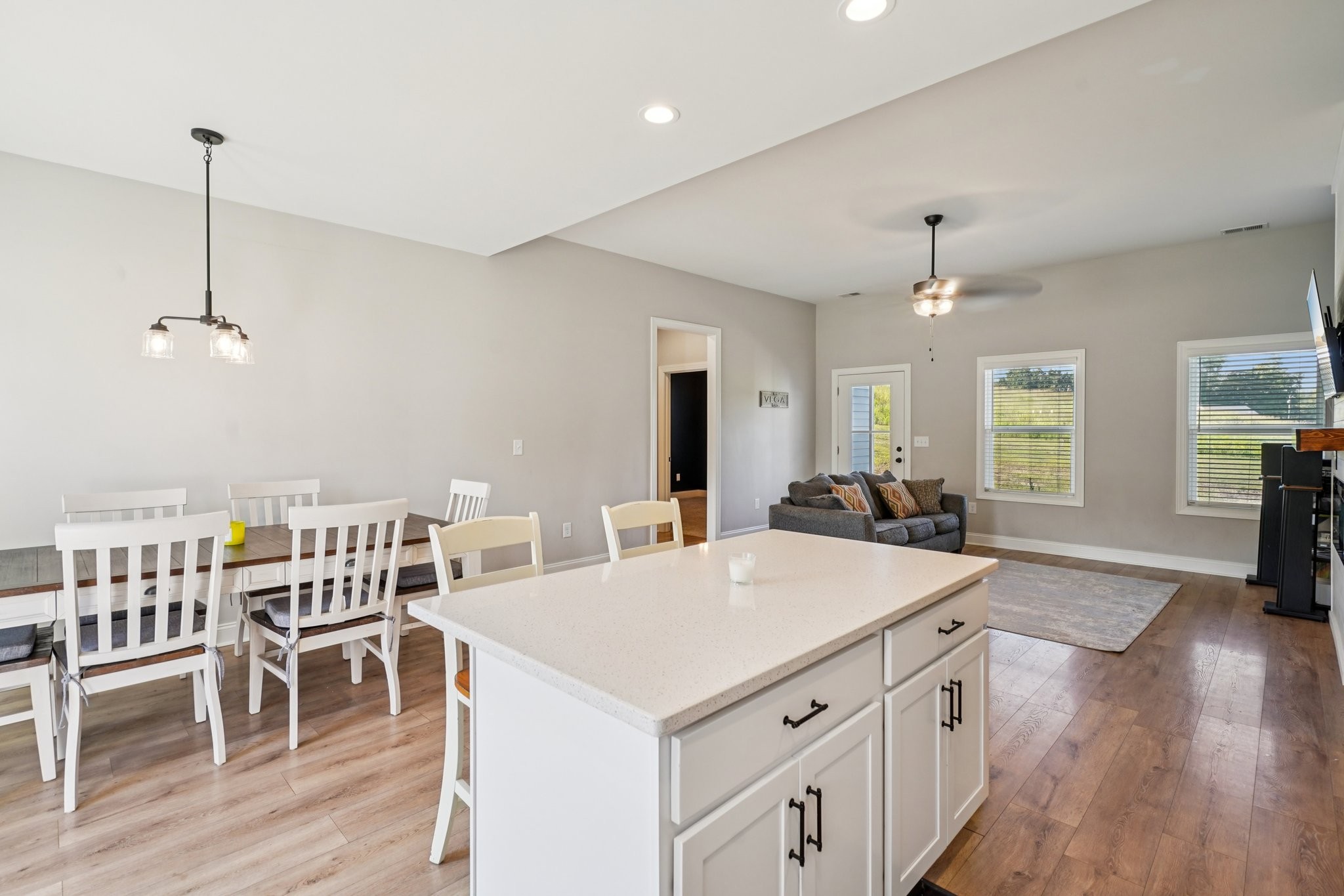 258 Woodruff Road Adams, TN 37010 - Photo 14 of 49 a view of a dining room with furniture and wooden floor