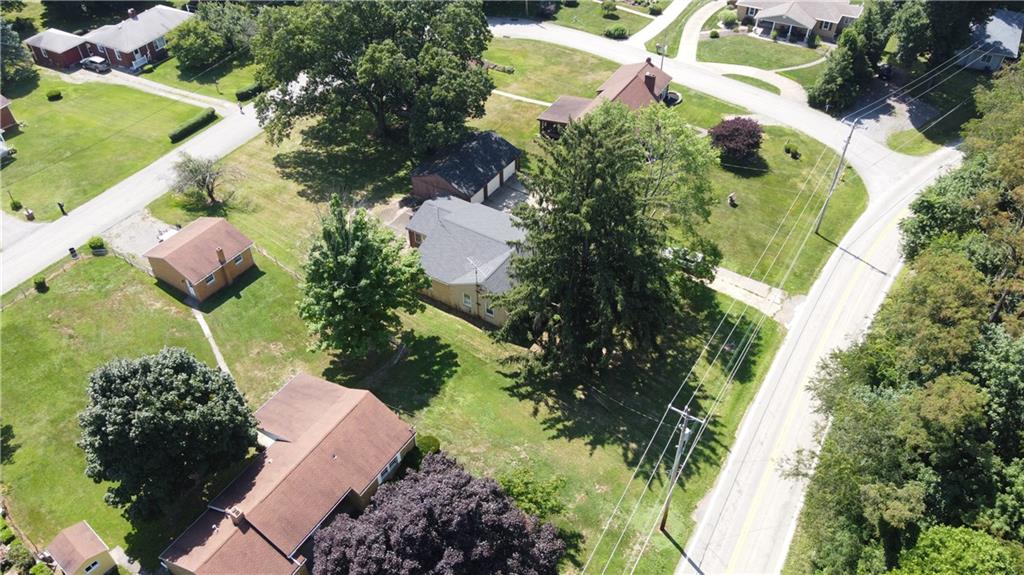 225 Barclay Hill Road Beaver, PA 15009 - Photo 9 of 9 an aerial view of residential house with outdoor space and trees all around