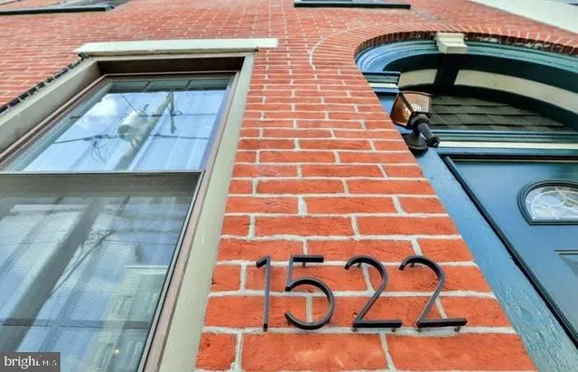 a view of a door of the house