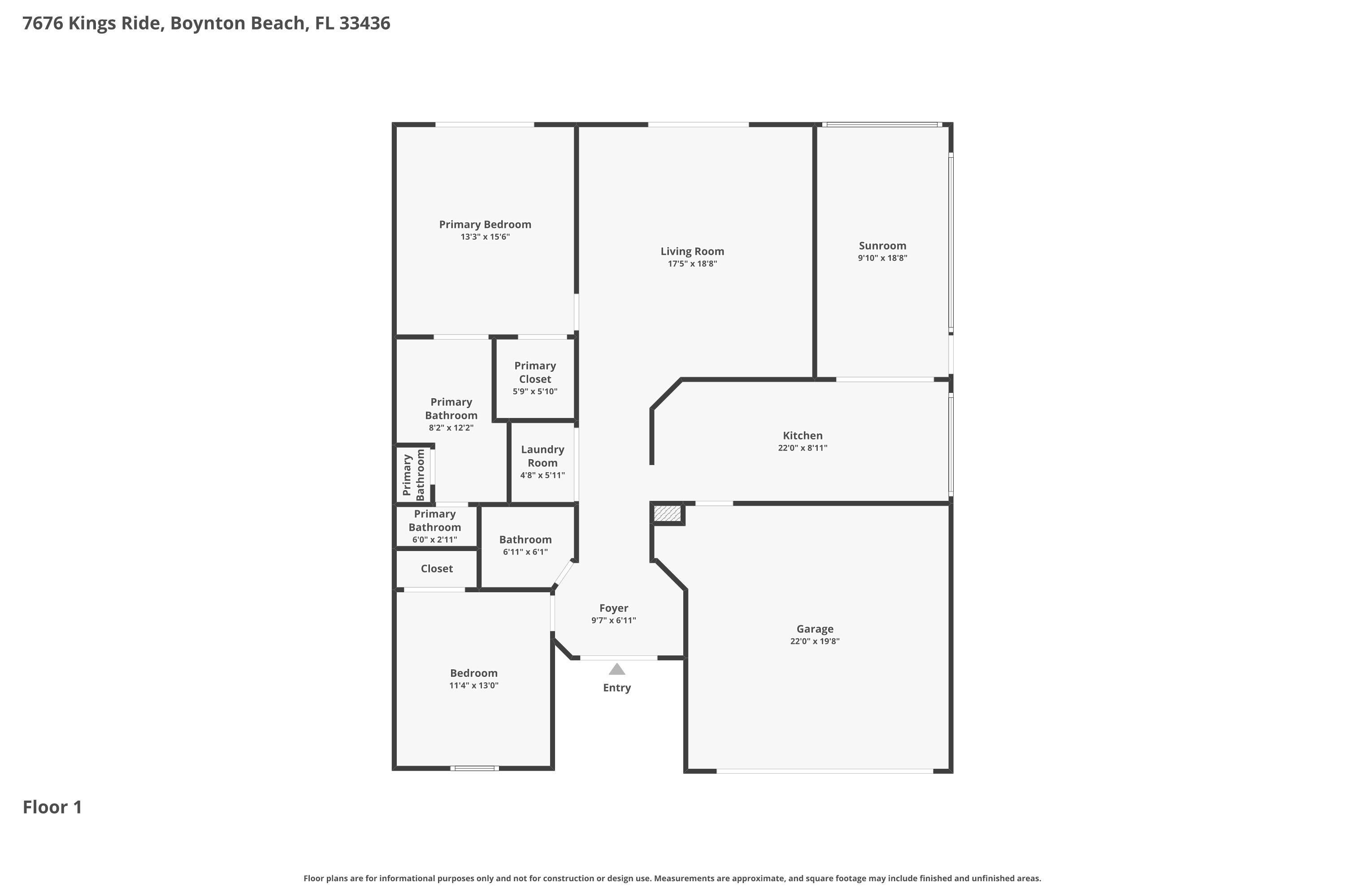 7676 Kings Ride Boynton Beach, FL 33436 - Photo 41 of 41 a picture of a floor plan