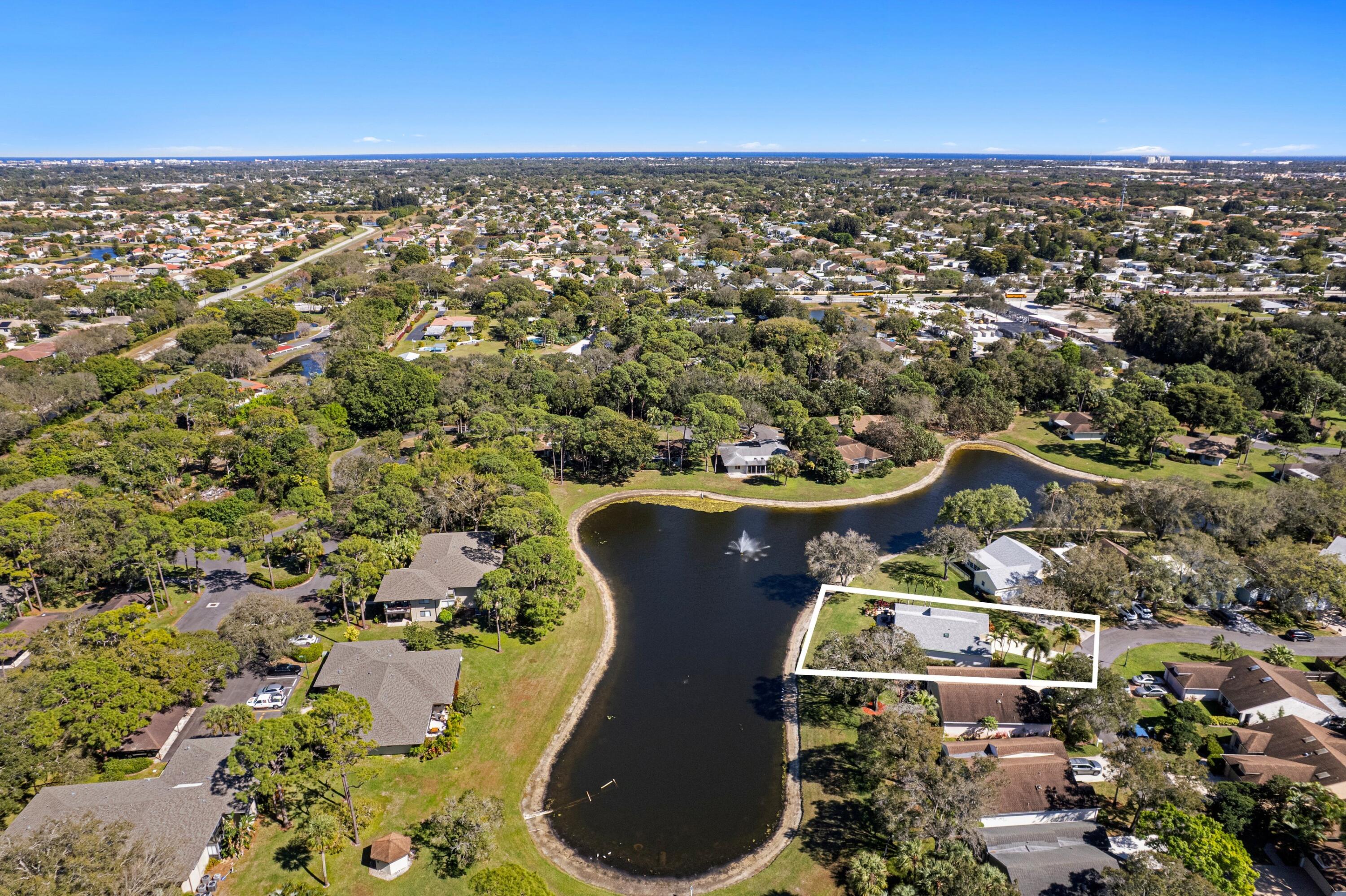 7676 Kings Ride Boynton Beach, FL 33436 - Photo 30 of 41 an aerial view of a residential houses with outdoor space