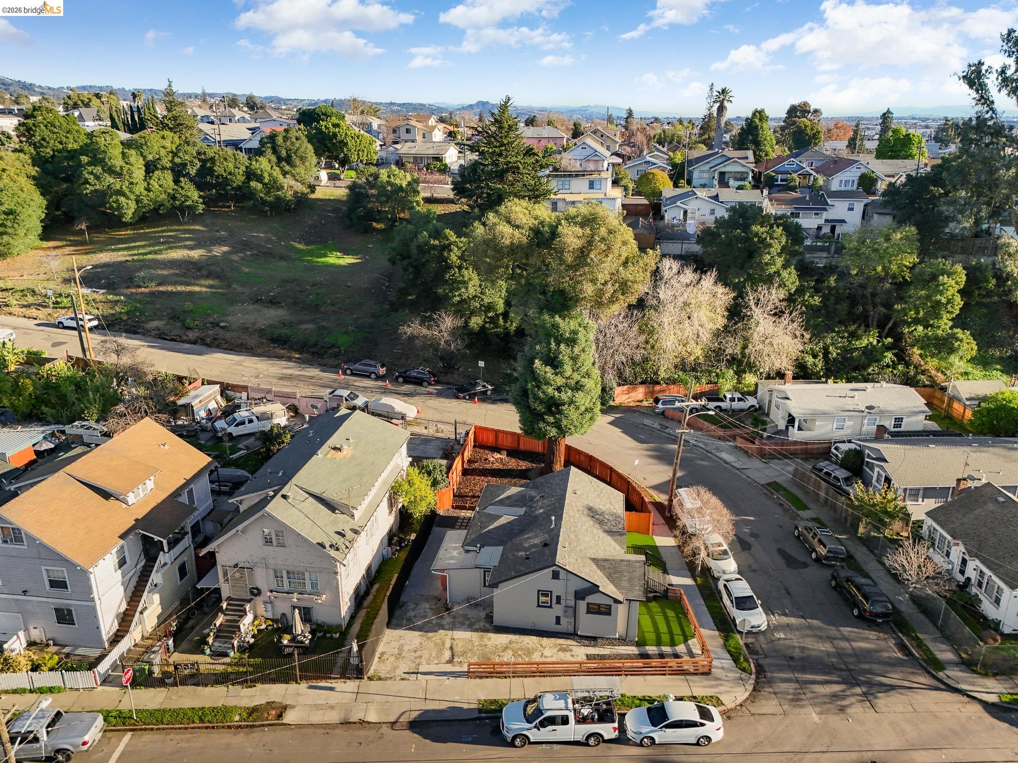 2151 Santa Rita Street Oakland, CA 94601 - Photo 37 of 46 Aerial view of residential area