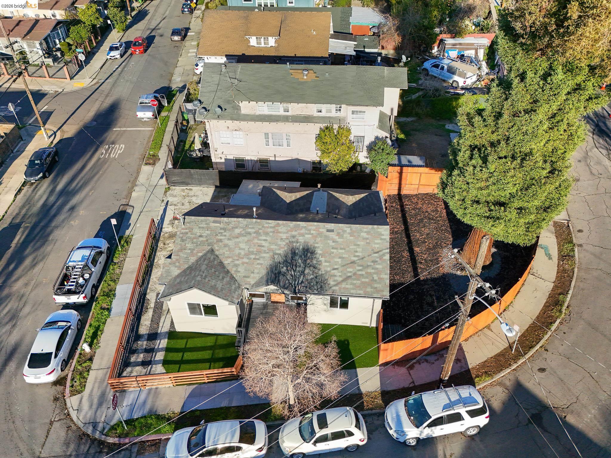 2151 Santa Rita Street Oakland, CA 94601 - Photo 39 of 46 Aerial view of residential area