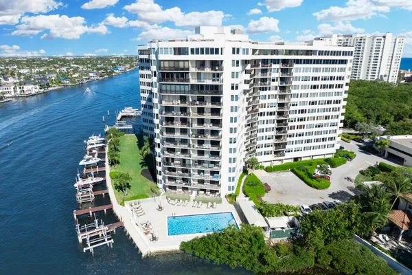 a view of a city with tall buildings