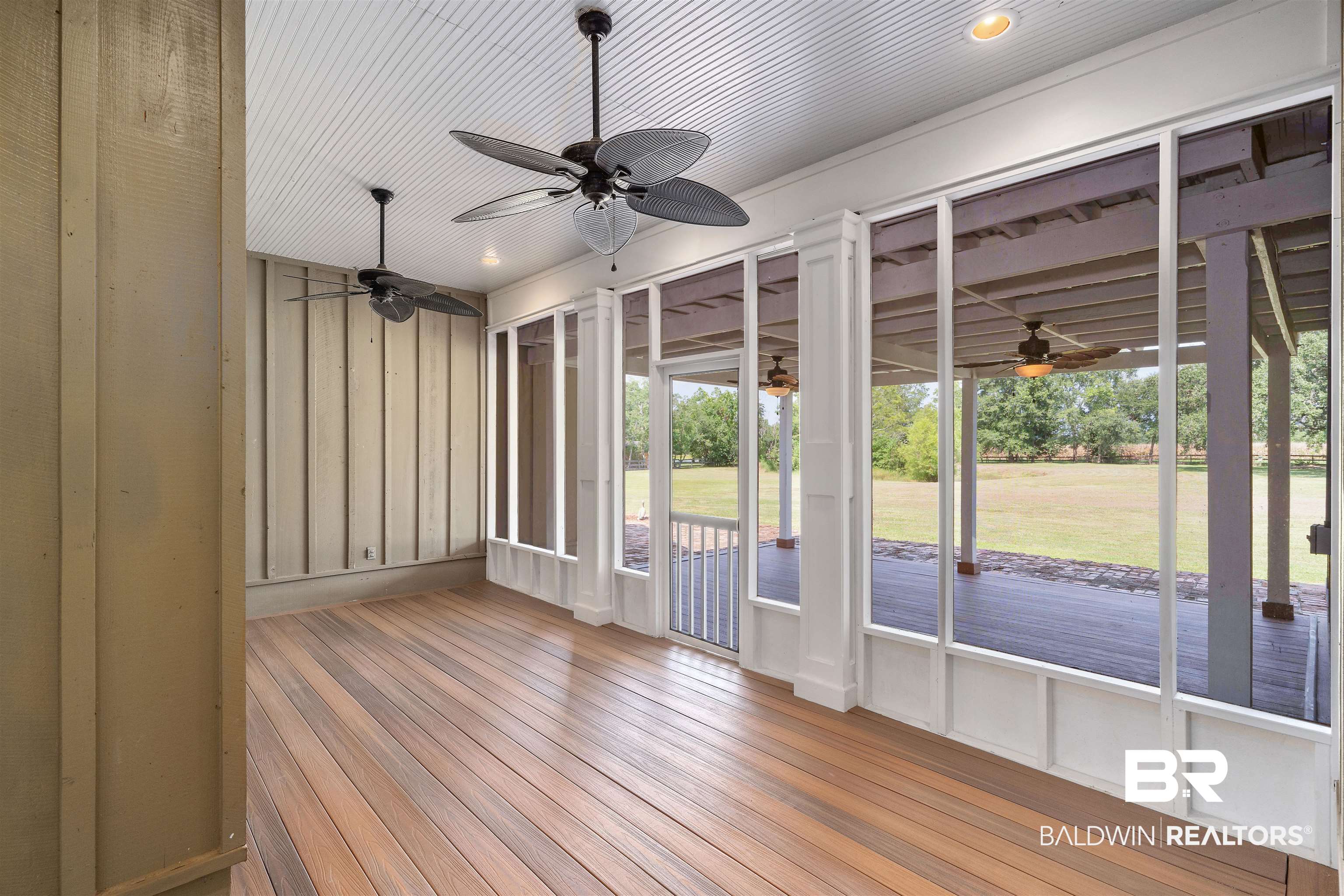 16330 Danne Road Fairhope, AL 36532 - Photo 21 of 43 Unfurnished sunroom featuring ceiling fan