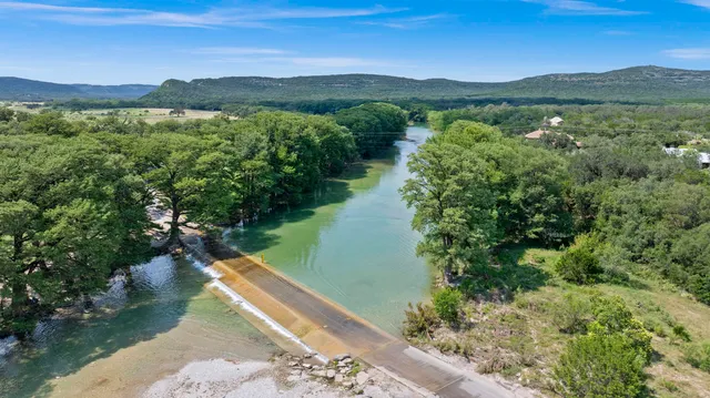 a view of a city with mountain