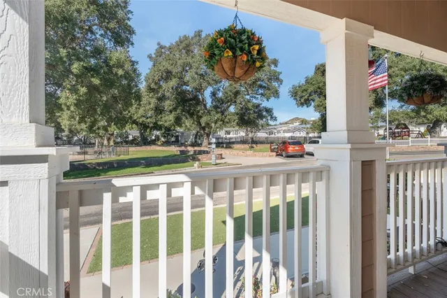 a city view from a balcony