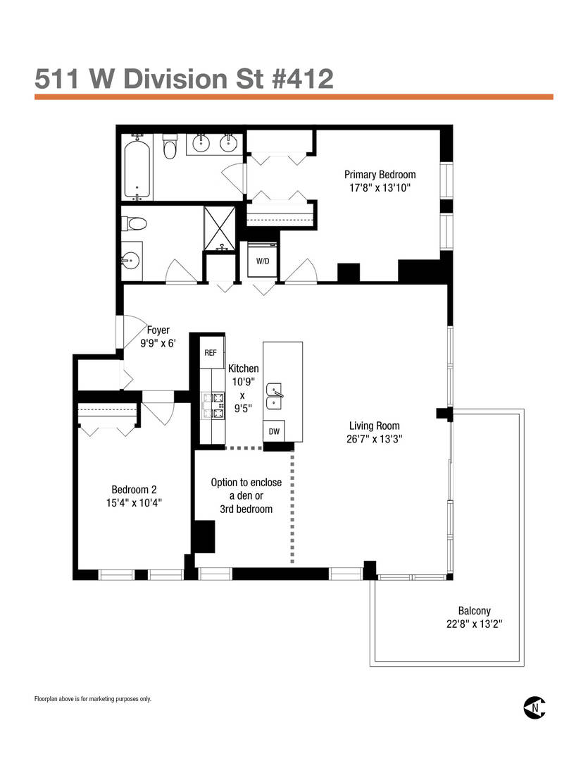 511 West Division Street, Unit 412 Chicago, IL 60610 - Photo 20 of 20