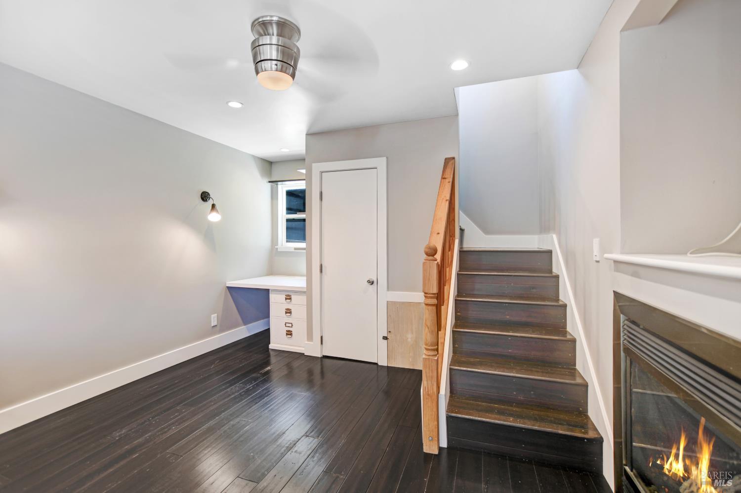 866 Yuba Drive Santa Rosa, CA 95407 - Photo 42 of 73 STUDIO MAIN ROOM W/FIREPLACE & TV NOOK