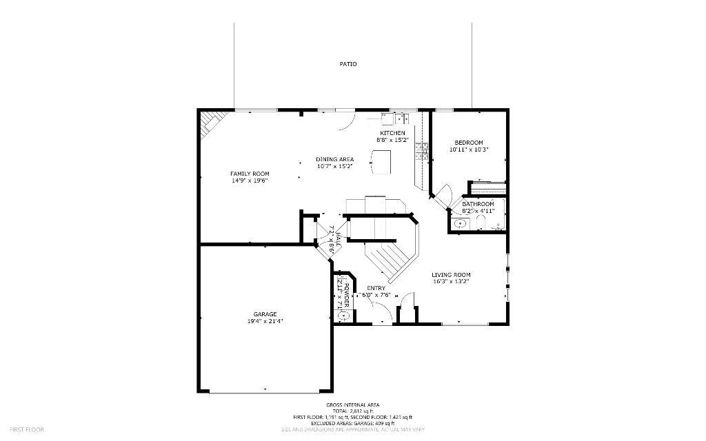 2499 Sinclair Trace Powder Springs, GA 30127 - Photo 4 of 42 a picture of a floor plan