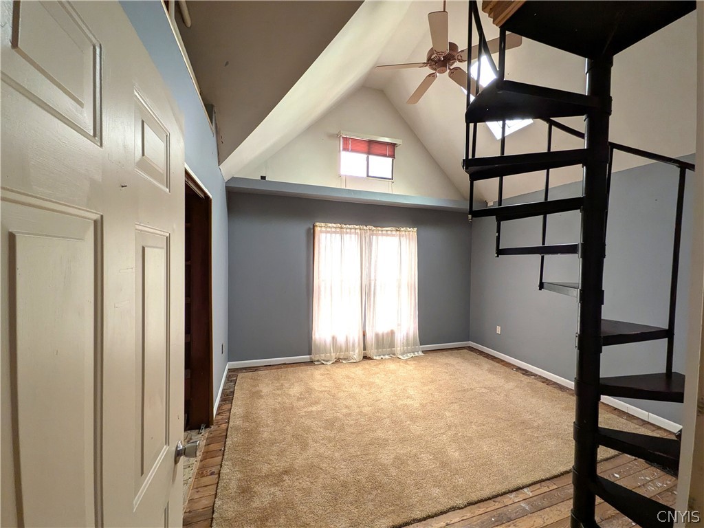 87 Nelson Street Auburn, NY 13021 - Photo 18 of 38 Bedroom 1 with loft