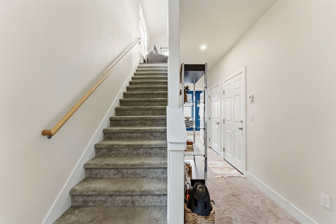 119 Wayback Drive, Unit 119 Keystone, CO 80435 - Photo 19 of 29 a view of entryway with wooden floor and stairs