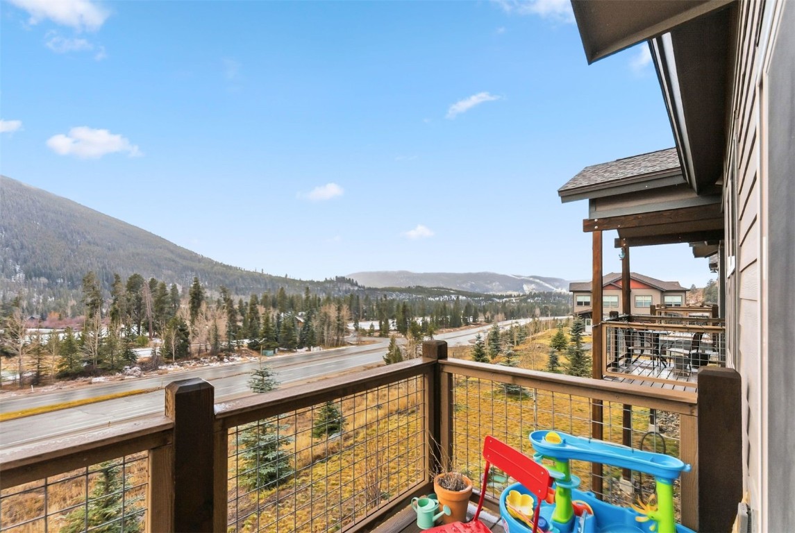 119 Wayback Drive, Unit 119 Keystone, CO 80435 - Photo 25 of 29 a view of a city from a balcony