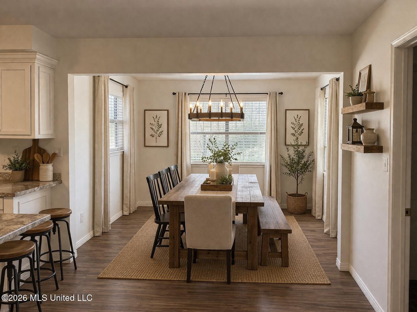 9504 Kimberly Circle Moss Point, MS 39562 - Photo 17 of 35 Cozy farmhouse dining nook scene