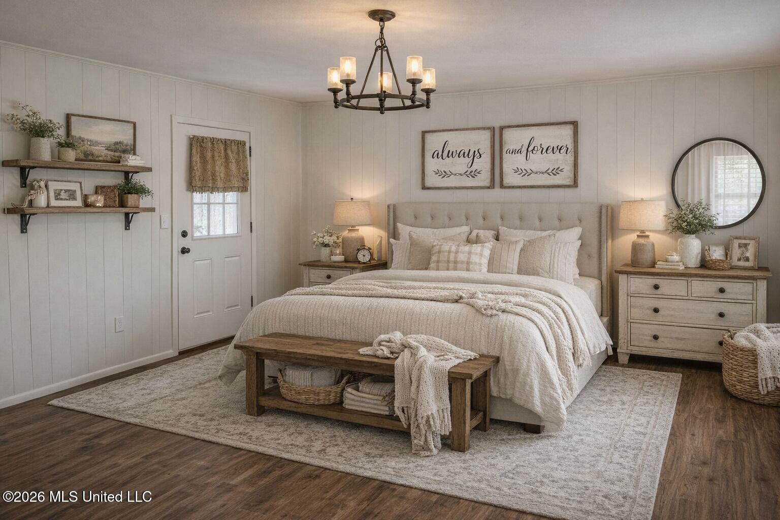 9504 Kimberly Circle Moss Point, MS 39562 - Photo 25 of 35 Rustic farmhouse bedroom with cozy accen